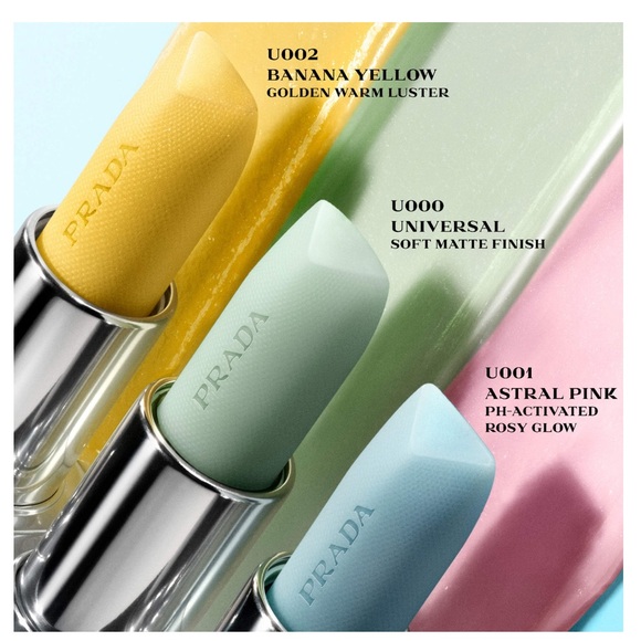 Prada Color Changing Balm (U001 Astral Pink) Ph Reactive Lip Blushing Care - Picture 9 of 10